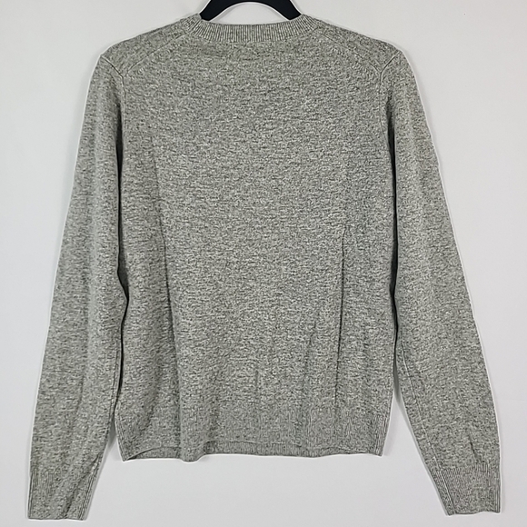 NWT Uniqlo Women’s Cashmere Crew Neck Long Sleeve Sweater Gray Sz M - Picture 4 of 4